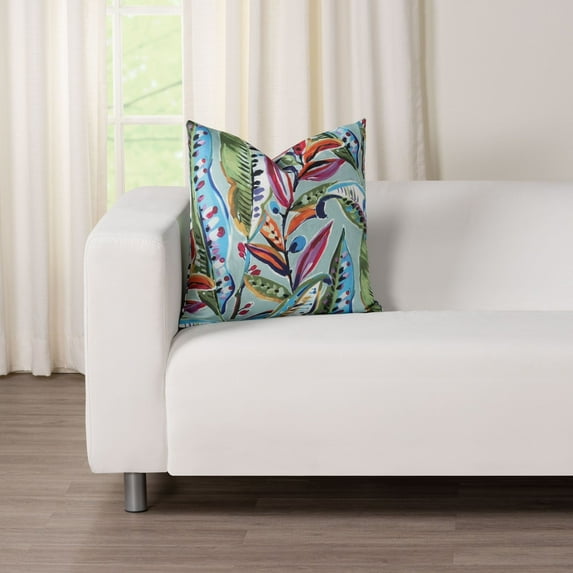 SIScovers Gonzo Botanical Print Throw Pillow 16 x 16 - Carnival