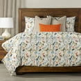 thumbnail image 1 of SIScovers  Hummingbird Abstract Print Duvet Set King - 7 Piece - Summer, 1 of 5