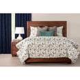 thumbnail image 1 of SIScovers  Hummingbird Abstract Print Duvet Set Sapphire - Queen - 7 Piece, 1 of 5