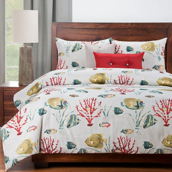 SIScovers Key Largo 6 pc Duvet Set Twin 5 Piece