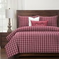 thumbnail image 1 of SIScovers  Luxury Tartan Brick Down Alt Duvet Cover Set California King 6 Piece, 1 of 5