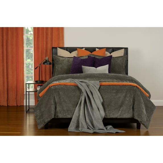 SIScovers Mixology Padma 10-piece Duvet Cover and Insert Set Umber King 10 Pieces or More