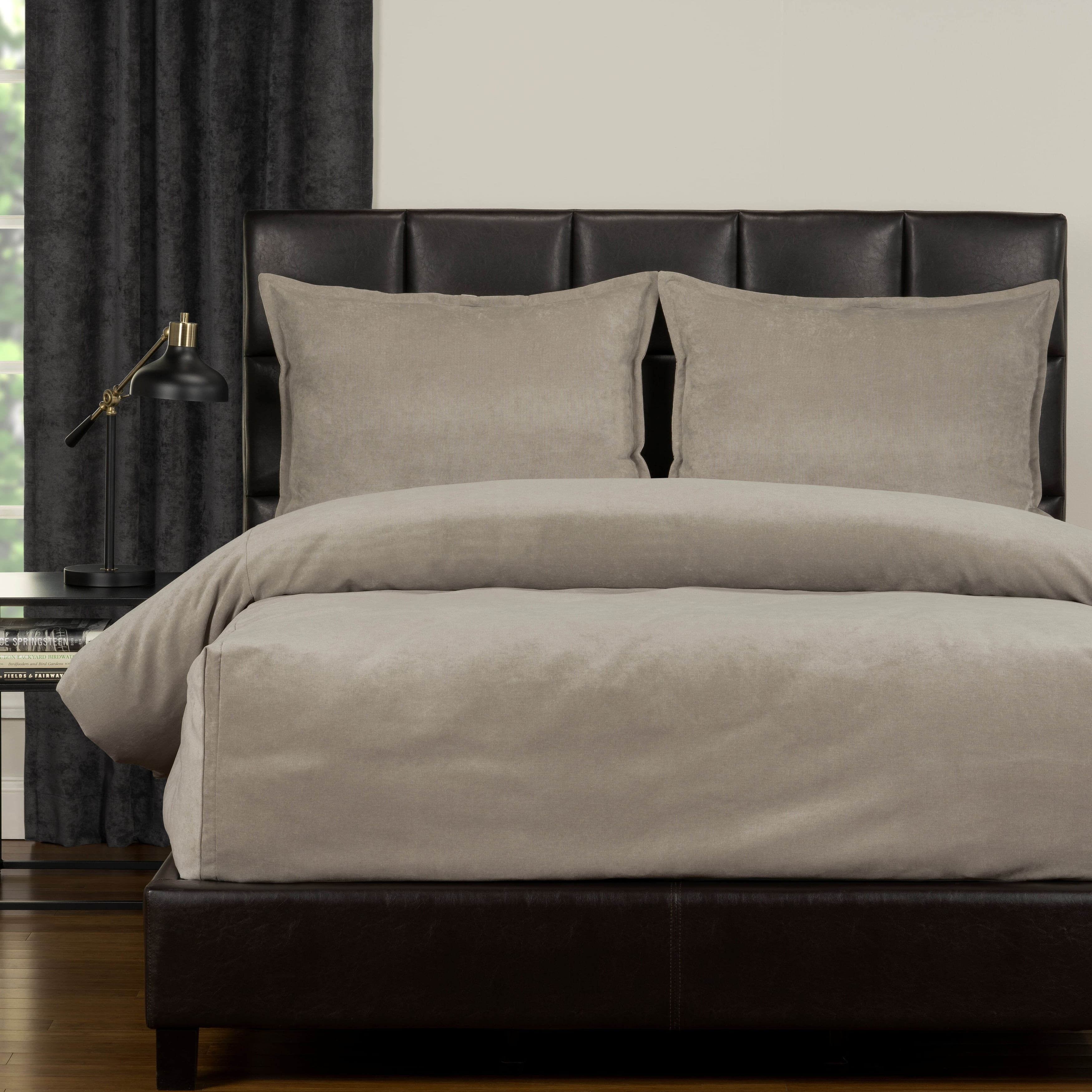 SIScovers Mixology Padma 3 Piece Bed Cap Comforter Set with Sewn Corners Dove Full