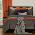 thumbnail image 1 of SIScovers Mixology Padma 4-piece Duvet Cover and Insert Set Umber California King 4 Piece Mid-Century Modern, 1 of 5