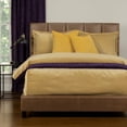 thumbnail image 1 of SIScovers Mixology Padma 6-piece Bed Cap Comforter Set with Sewn Corners Old Gold King 6 Piece Mid-Century Modern, 1 of 5