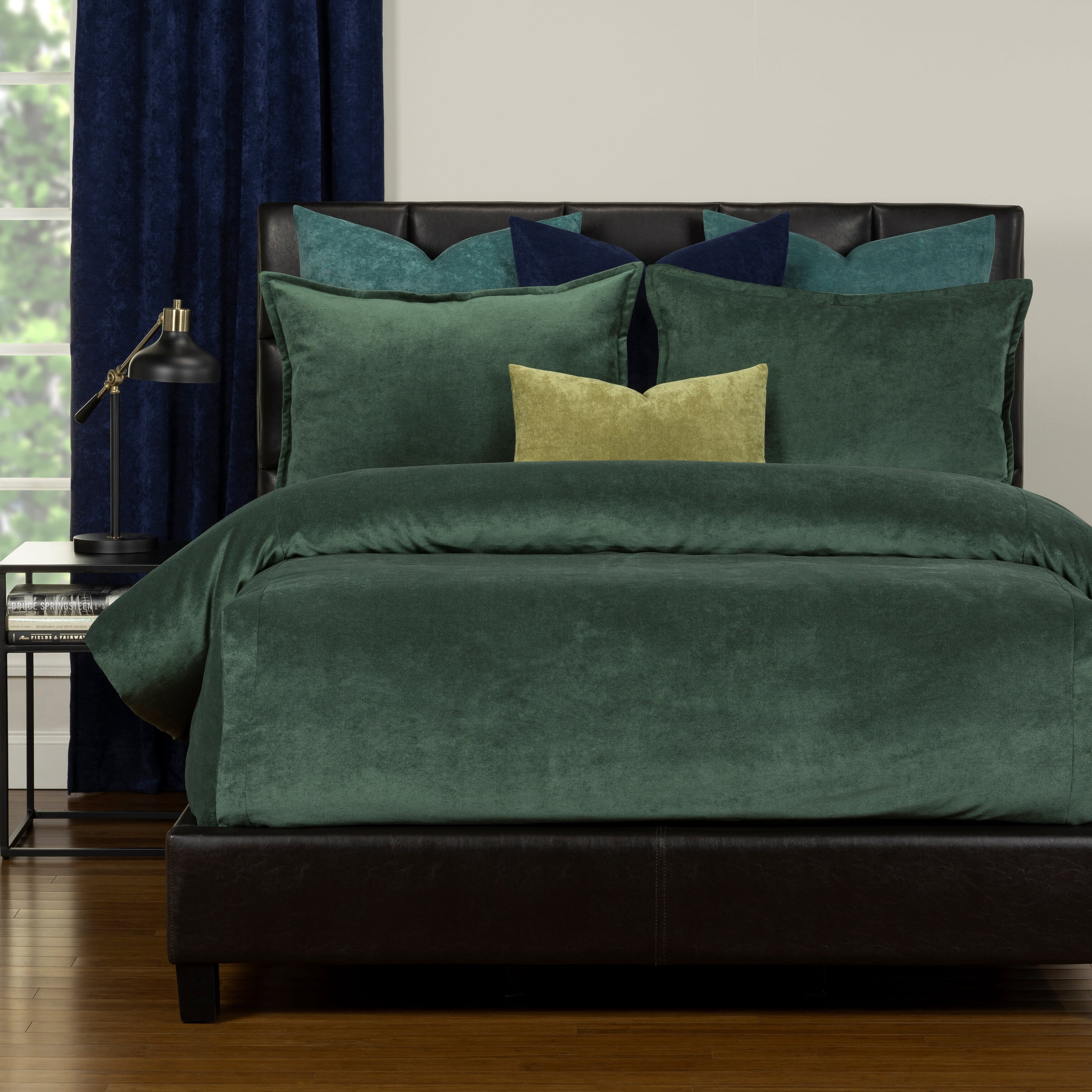 SIScovers Mixology Padma 7 Piece Bedcap Comforter Set Emerald King 7