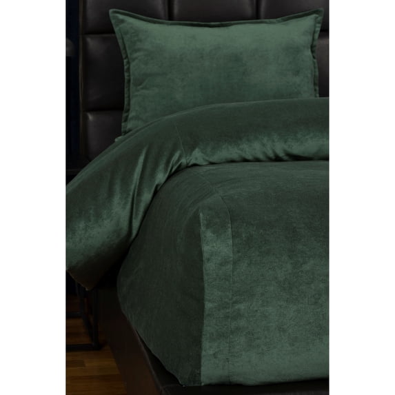SIScovers Mixology Padma 7 Piece Bedcap Comforter Set Emerald Queen 7 Piece Mid-Century Modern