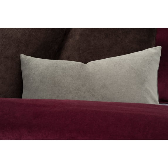SIScovers Mixology Padma 7 Piece Bedcap Comforter Set Wine Queen 7 Piece Mid-Century Modern