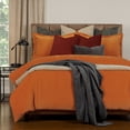 thumbnail image 1 of SIScovers Mixology Padma 8 Piece Duvet Cover and Insert Set Orange California King 8 Piece Mid-Century Modern, 1 of 5