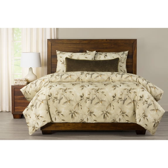 SIScovers Persephone Floral Print Duvet Set 5 Piece - Full