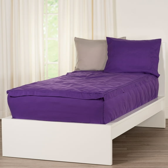 SIScovers Purple Bunkie Deluxe Zipper Bedding Set Full