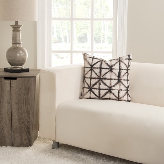 SIScovers Reflection Tan and Brown Polyester Accent Pillow 26" x 26" Oversized