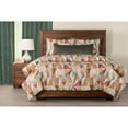 thumbnail image 1 of SIScovers  Refraction Geometric Print Duvet Set Fire - California King - 5 Piece, 1 of 5