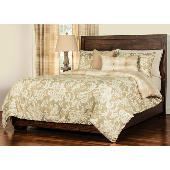 SIScovers Renaissance 6-piece Duvet Cover Set with Insert Brown Queen 6 Piece