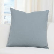 SIScovers Revolution Plus Stain-resistant Everlast Solid Color Throw Pillow Grey Medium 20 x 20