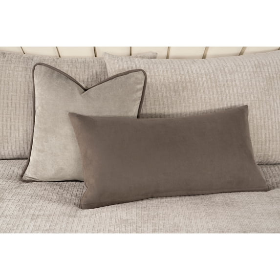 SIScovers Seagrass Velour Duvet & Insert Set Linen - Full