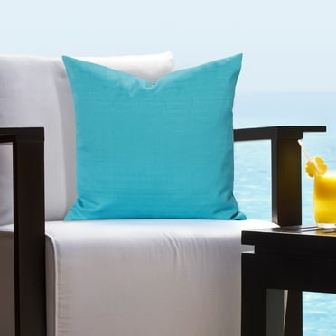 SIScovers Sis Covers Tropical Blue Indoor/ Outdoor Throw Pillow Large 20 x 20