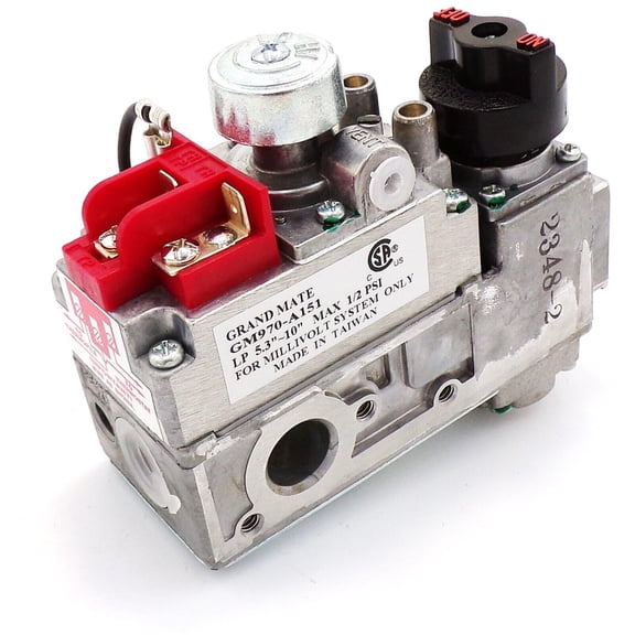 SIT 820 Series Millivolt Fireplace Valve 30% Turndown Propane