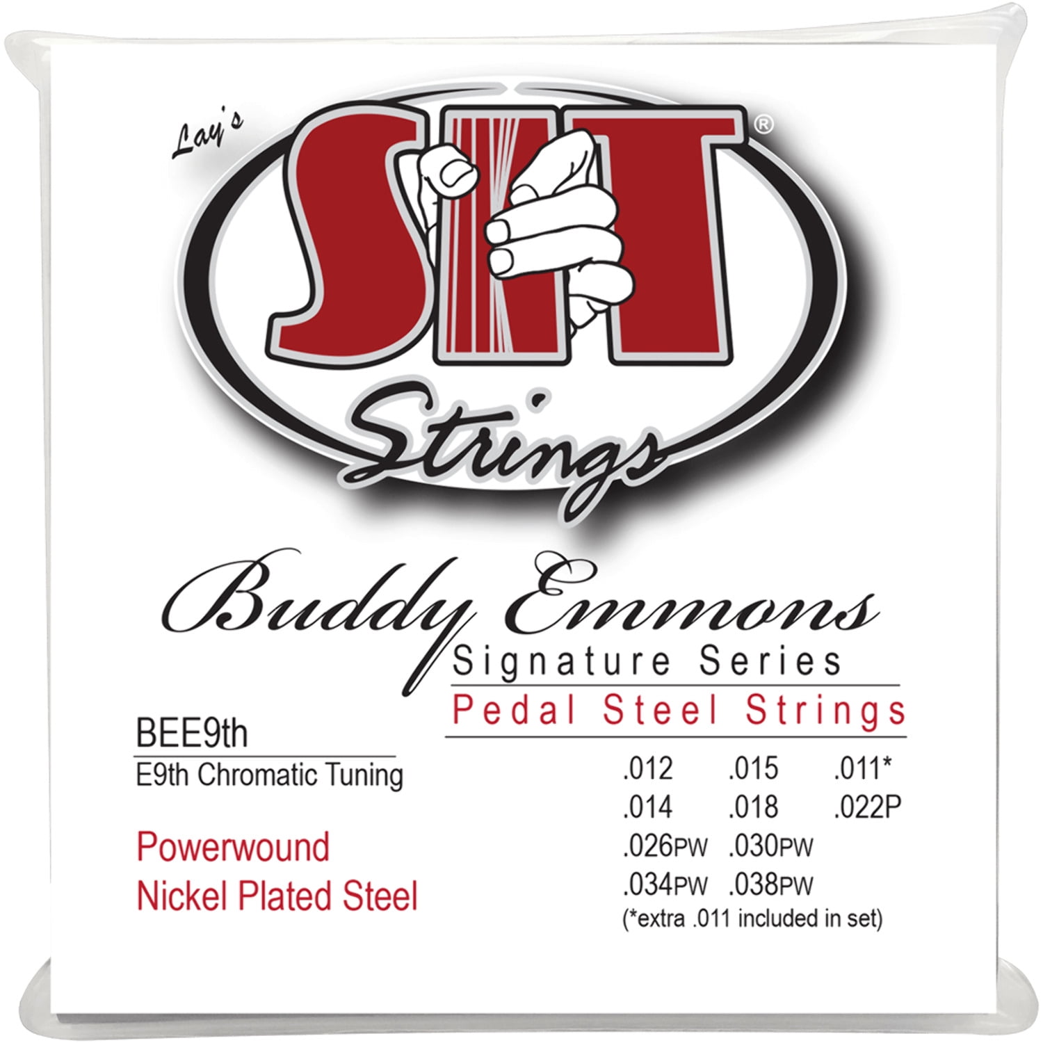 SIT BEE9TH Buddy Emmons Pedal Lap Steel Guitar Strings - (12-38)