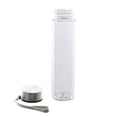 thumbnail image 1 of SIT MART 18 oz Clear Plastic Water Bottle with Stainless Steel Screw Cap and Carry Strap – Reusable Drinking Bottle for Travel, Gym, School, Office Hydration, 1 of 1