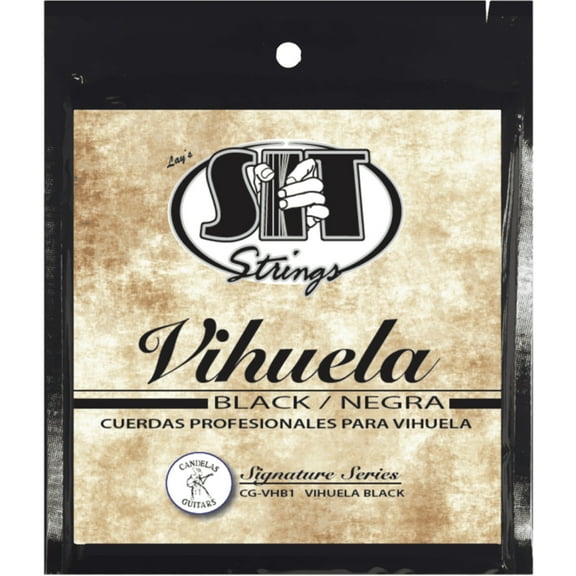 SIT Strings CG-VHB1 Vihuela Black Nylon Classical Guitar Strings 5-string set