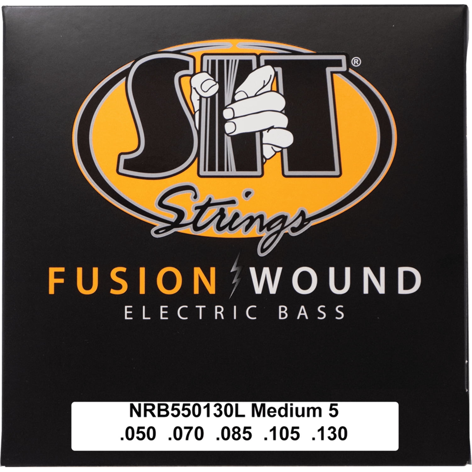 5033 String Fusing SIT Strings NRB550130L Fusion Wound Medium 5-String Nickel Bass Strings ...