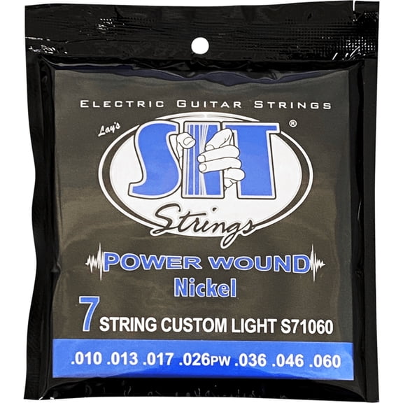 SIT Strings S71060 7-String Custom Light Power Wound Nickel .010-.060