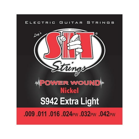 SIT Strings S942 Extra Light Power Wound Nickel Electric Guitar Strings