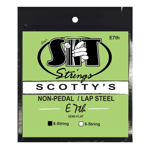 SIT Strings SC6E7TH Scotty's Lap Steel E7th Silencer Semi-Flat Nickel (6-string)