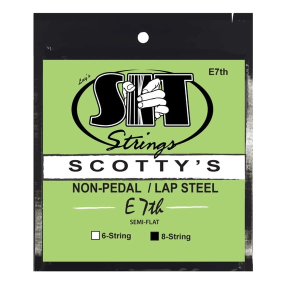 SIT Strings SC8E7TH Scotty's Lap Steel E7th Silencer Semi-Flat Nickel (8-string)