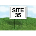 thumbnail image 1 of SITE 35  18 in x 24 in Yard Sign Road Sign with Stand, 1 of 4