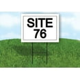 thumbnail image 1 of SITE 76  18 in x 24 in Yard Sign Road Sign with Stand, 1 of 4