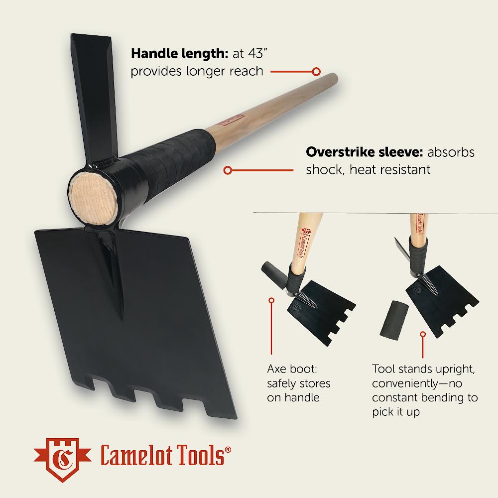 Nupla Hoe/Rake Combo Tool,Fiberglass,4'L 6894242 - Walmart.com