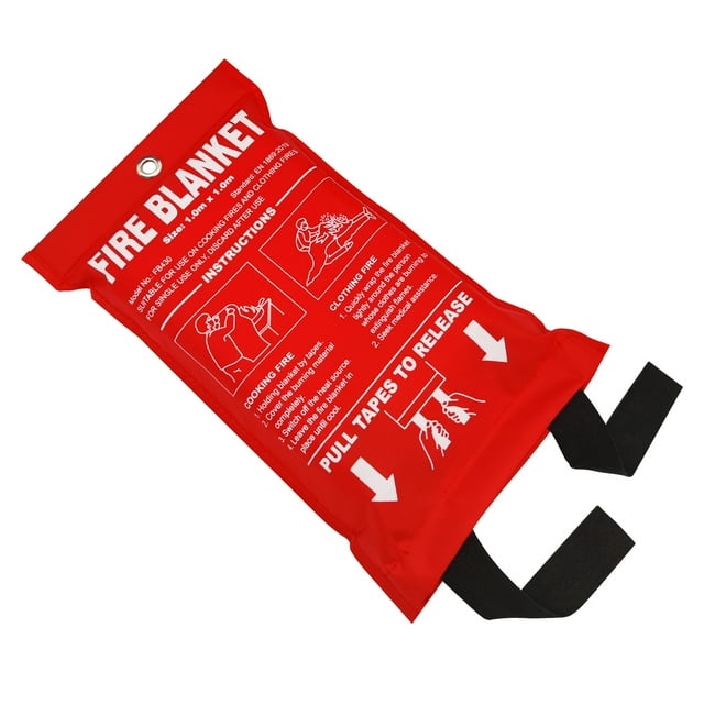 SITERWELL Fire Blanket , Fiberglass Fire Suppression Blanket for