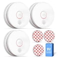 thumbnail image 1 of SITERWELL Smoke Detector, 10 Year Product Life Fire Alarm with Magnetic Fastening Kit, Smoke Alarm with Photoelectric Sensor and Low Battery Warning Function for House, ETL-9th Listed, GS509A, 3 Pack, 1 of 7