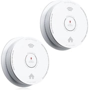 SITERWELL Smoke & Carbon Monoxide Detector Combo 10 Year Battery, UL217-9th, Reduced Nuisance Alarms, Bilingual Voice Alerts, 2 pack