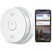 SITERWELL WiFi Smoke Detector Carbon Monoxide Detector Combo, 2 in 1 Smart Fire and CO Alarm Detector with Voice Guide, Conforms to UL 217 & UL 2034 Standards, 1 Pack