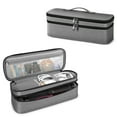 thumbnail image 1 of SITHON Double-Layer Travel Carrying Case for Shark FlexStyle/SmoothStyle/Dyson Airwrap Styler, Water Resistant Storage Organizer Bag for Revlon One-Step Hair Dryer (Bag Only), Gray, 1 of 8