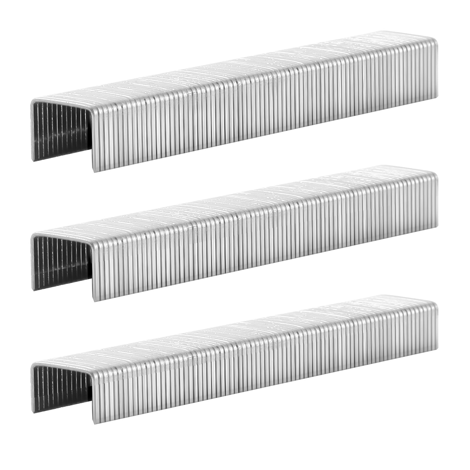 SITLDY Heavy Duty T50 Stainless Steel Staples 20 Gauge 1000-Count 3 Sizes, Includes:5/16", 3/8", 1/2" Assortment, combo kit, for Pneumatic, Electric, manual T50 Stapler Gun