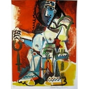 SITTING FIGURE Pablo Picasso - CANVAS or PRINT WALL ART