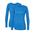 thumbnail image 1 of SIVVAN Scrubs For Women - Long Sleeve Comfort Underscrub Tee 2-Pack, 1 of 7