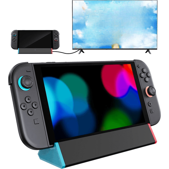 SIWIQU For Switch 2 TV Dock 4K@120Hz Charging Dock Station For Nintendo Switch2 100W 4K HDMI Adapter/Type C/USB Port