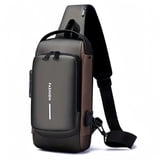 SIX DEER Fashion Anti-Theft Sling Bag for Men, Lightweight Waterproof ...