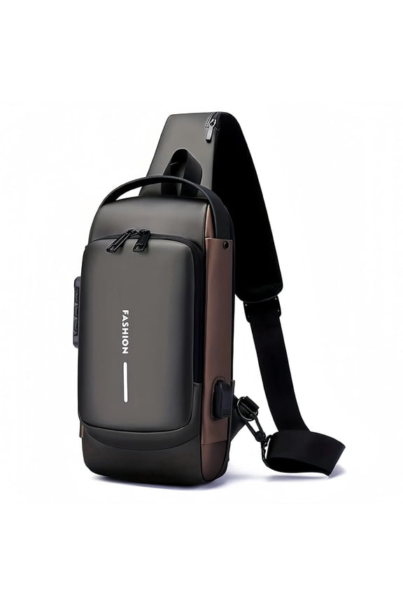 Fashion Anti-Theft Sling Bag for Men, Lightweight Waterproof Crossbody Chest Pack for Travel, Hiking & Daily Use