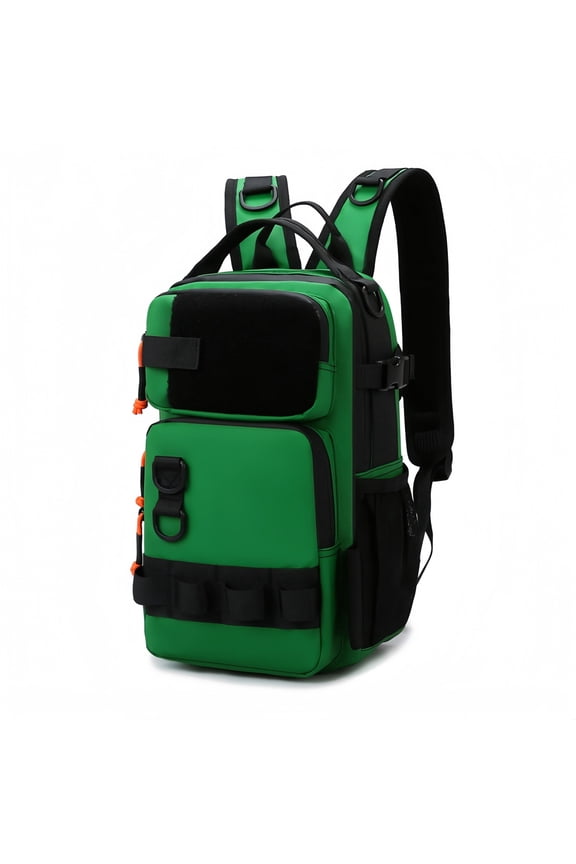 Tactical Backpack, Multifunctional Fishing Tackle Backpack, Large Capacity Waterproof Fishing Backpack, Suitable for Hiking, Fishing and Outdoor Activities