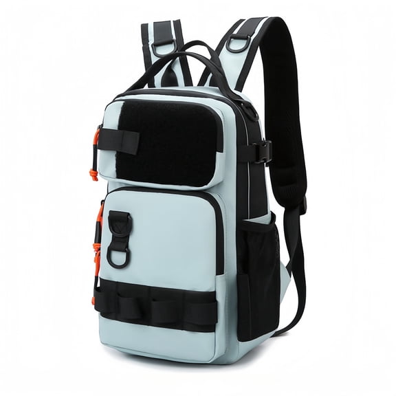 SIX DEER Tactical Backpack, Multifunctional Fishing Tackle Backpack, Large Capacity Waterproof Fishing Backpack, Suitable for Hiking, Fishing and Outdoor Activities