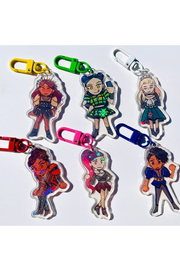 SIX The Musical Holographic Acrylic Charm Set (Broadway Cast) (1 keychain)