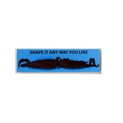 SIX WAY MOUSTACHE-BLACK
