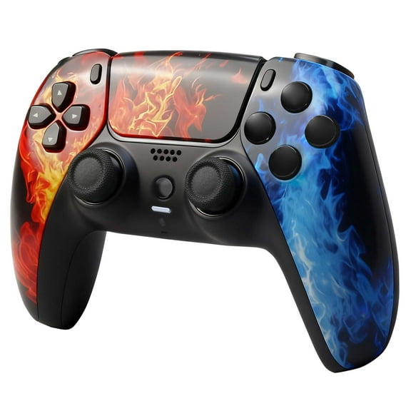 SIXGOLDHUA Game Controller Compatible P5/Slim/Pro and PC, for P5 Controller Support Dual Vibration/6-Axis Gyro/Microphone