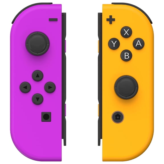 SIXGOLDHUA Gaming Controller for Nintendo Switch Controller, Joypad (L/R) Support Vibration/Motion Control/Wake-Up - Purple & Orange